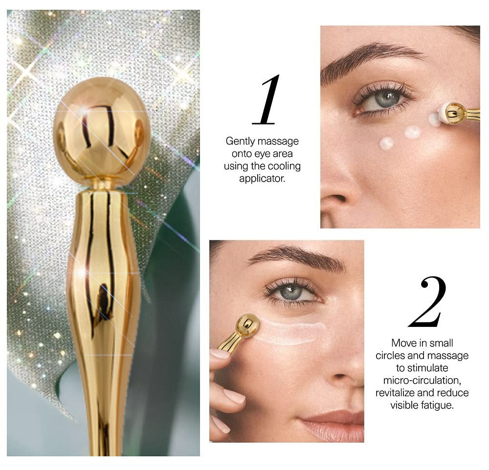 Eye Cream Stick Roller For Face Metal Spatula Puff Applicator Eye Cream Massager Facial Cream Massage Sticks Eye Metal Makeup Spatula Eye Wand 10cm Eye Cream Stick Roller For Face Metal Spatula Puff Applicator Eye Cream Massager Facial Cream Massage Sticks Eye Metal Makeup Spatula Eye Wand 10cm